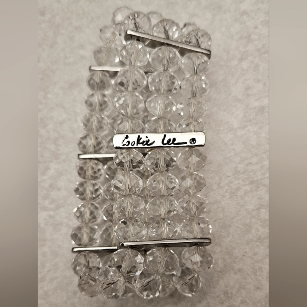 Cookie Lee bead stretch Cool sparkly bracelet ✨️